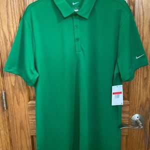 NWT—Nike Golf Men's Green Polo Size Large